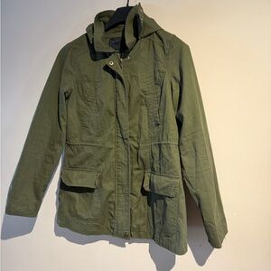 Miss London Olive Utility Jacket